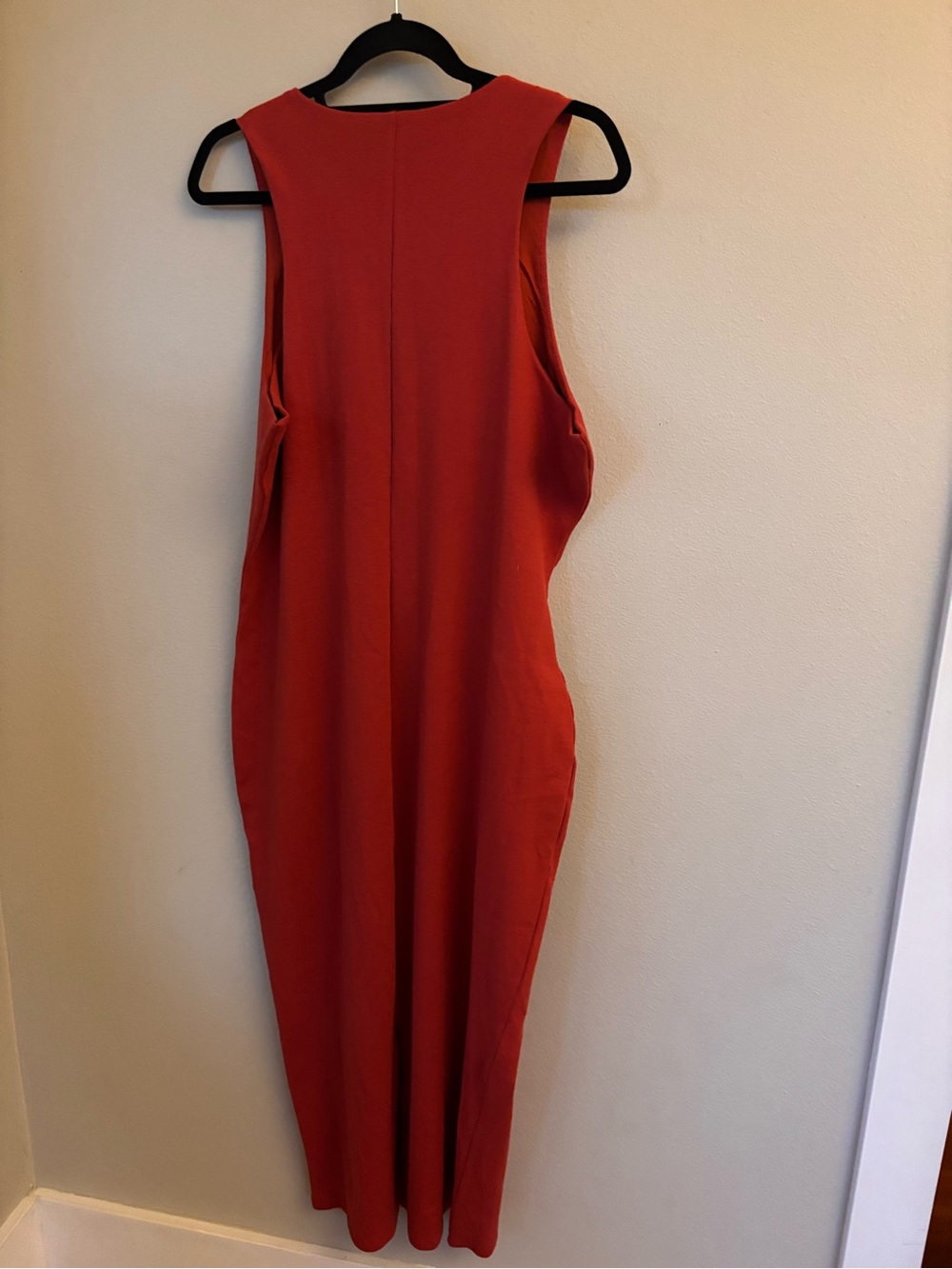 Express Red Sleeveless Midi Dress - Picture 3 of 3